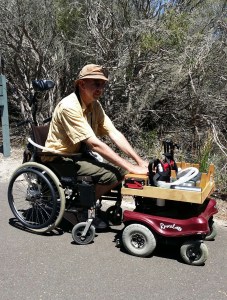 Chug Mk I, on a road test around Sydney's North Head lookout.
